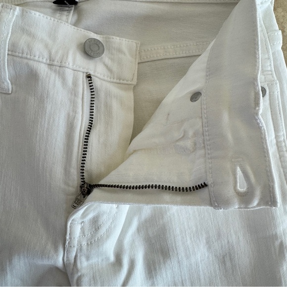 J Crew White Vintage 9 Inch Slim Straight Jean Womens Size 25 Retro 90s Slimming - Picture 6 of 15